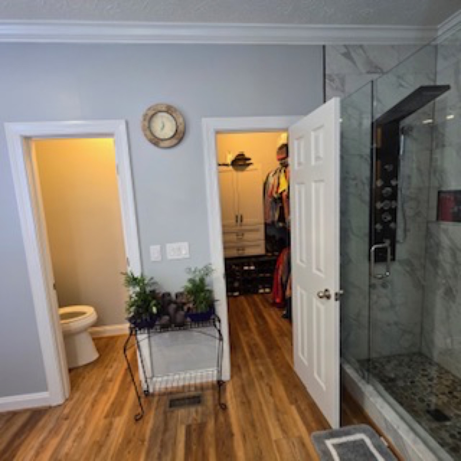 Master bath & new flooring